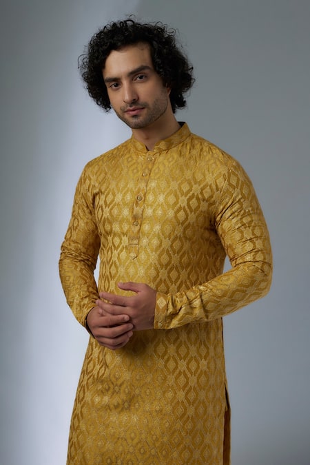SALIL BHATIA Barfi Boota Embellished Kurta Set 