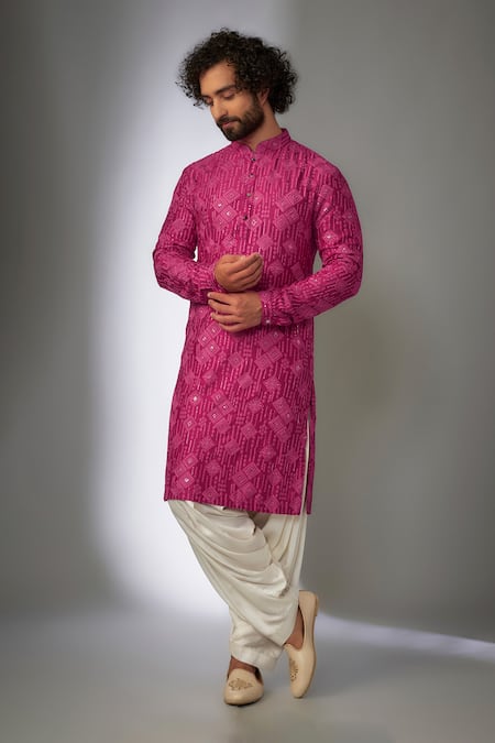 SALIL BHATIA Amber Mahal Embellished Kurta Set 