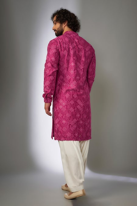 SALIL BHATIA Amber Mahal Embellished Kurta Set 