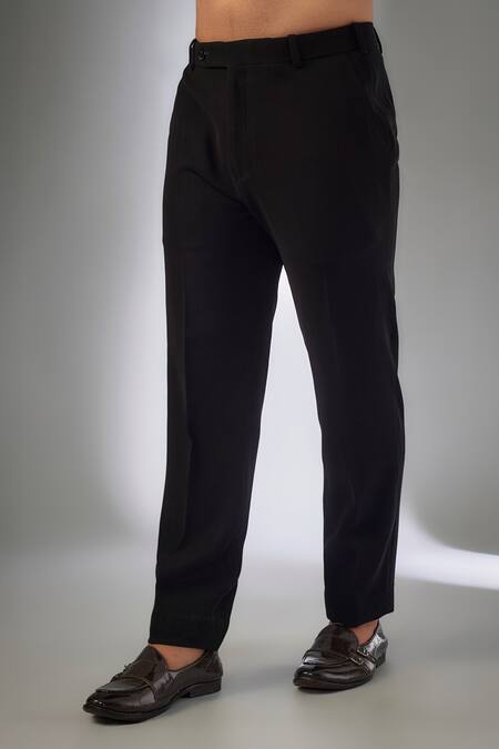 Buy_SALIL BHATIA_Blue Silk, Chanderi Embroidery, Sequins Taj Mahal Embellished Bandhgala _Online_at_Aza_Fashions