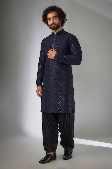 SALIL BHATIA Van Mahal Thread Embellished Kurta Set 