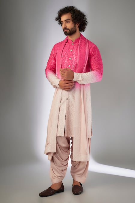 SALIL BHATIA Roop Mahal Ombre Kurta Set 