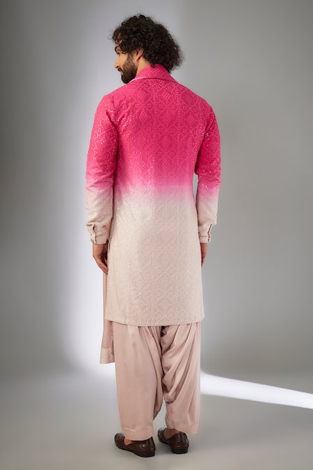 SALIL BHATIA Roop Mahal Ombre Kurta Set 