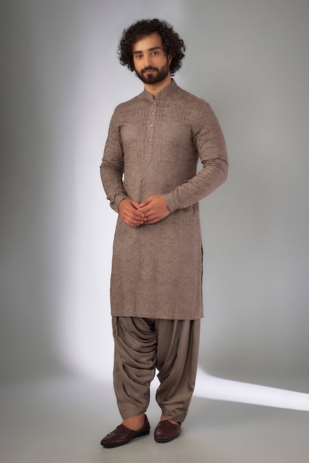 SALIL BHATIA Ruhani Mahal Thread Embroidered Kurta Set 