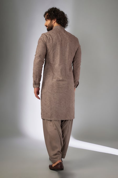 SALIL BHATIA Ruhani Mahal Thread Embroidered Kurta Set 