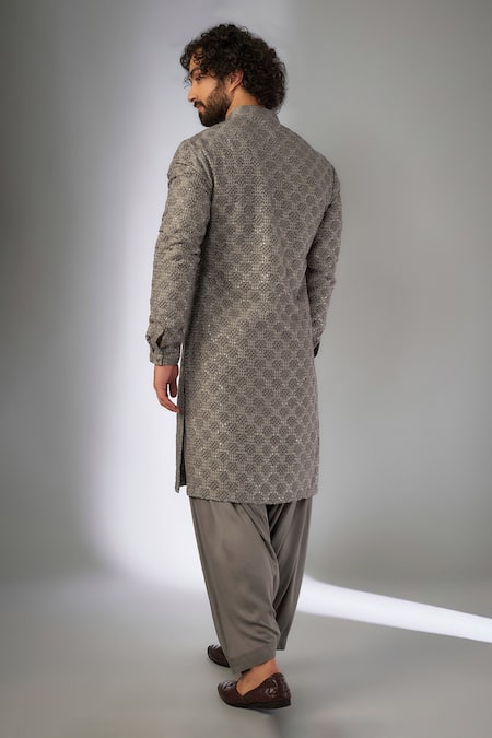 SALIL BHATIA Rooh Mahal Thread Embroidered Kurta Set 