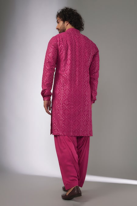 SALIL BHATIA Roop Mahal Sequins Embellished Kurta Set 