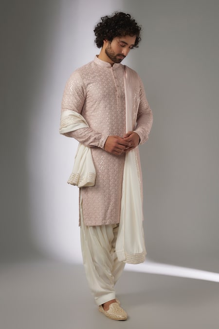 SALIL BHATIA Surat Mahal Sequins Embellished Kurta Set 