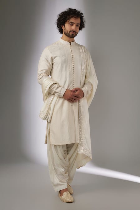 SALIL BHATIA Somya Mahal Threadwork Kurta Set 