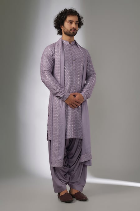 SALIL BHATIA Surat Mahal Sequins Embellished Kurta Set 