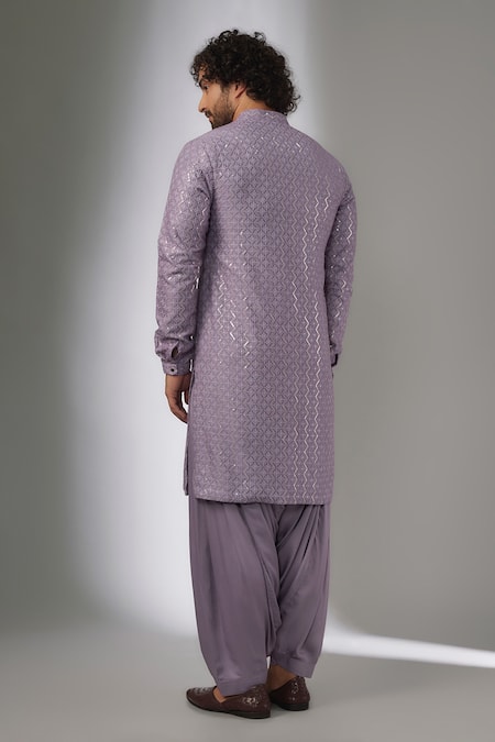 SALIL BHATIA Surat Mahal Sequins Embellished Kurta Set 