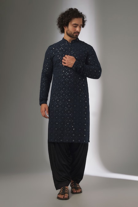 SALIL BHATIA Noor Mahal Thread Work Kurta Set 