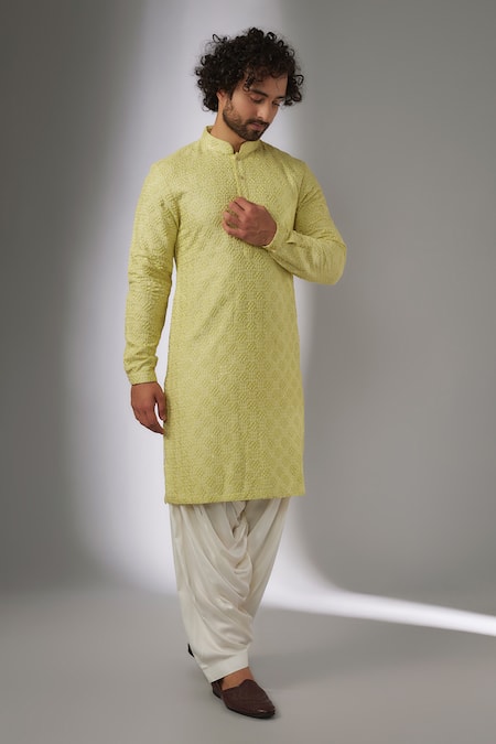 SALIL BHATIA Rooh Mahal Sequins Embellished Kurta Set 