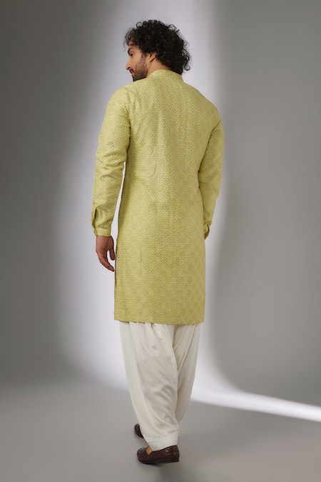 SALIL BHATIA Rooh Mahal Sequins Embellished Kurta Set 