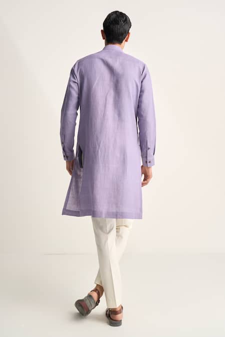 Dhruv Vaish Handloom Structured Kurta Set 