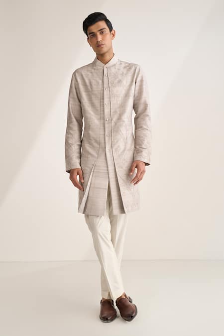 Dhruv Vaish Embroidered Contemporary Kurta Set 