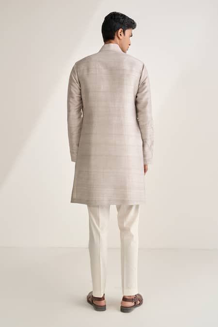 Dhruv Vaish Embroidered Contemporary Kurta Set 