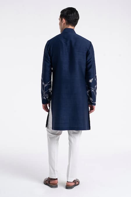 Dhruv Vaish Embroidered Contemporary Kurta Set 