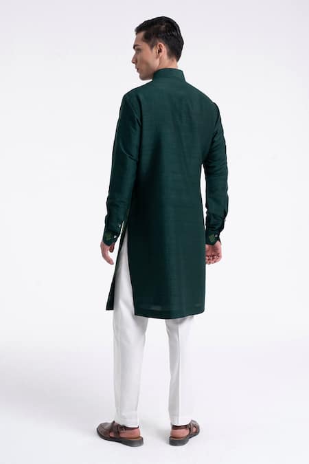 Dhruv Vaish Embroidered Contemporary Kurta Set 