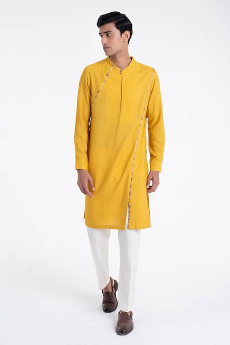 Dhruv Vaish Thread Embroidered Kurta Set 