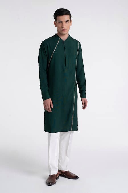 Dhruv Vaish Thread Embroidered Kurta Set 