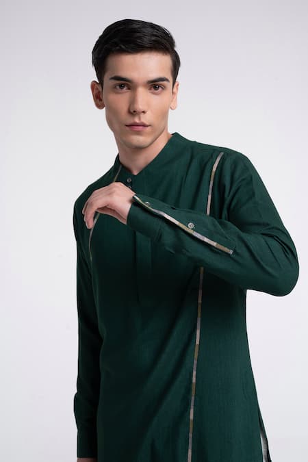 Dhruv Vaish Thread Embroidered Kurta Set 