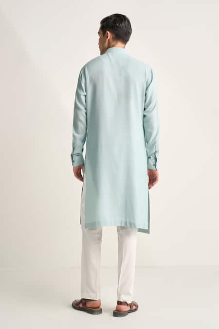 Dhruv Vaish Zipper Layered Kurta Set 