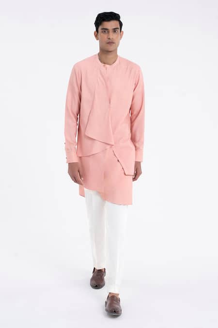 Dhruv Vaish Layered Drape Kurta Set 
