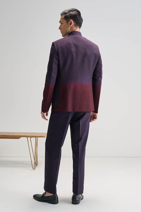 Dhruv Vaish Ombre Bandhgala With Pant 