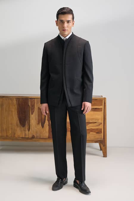 Dhruv Vaish Contemporary  Bandhgala Suit 