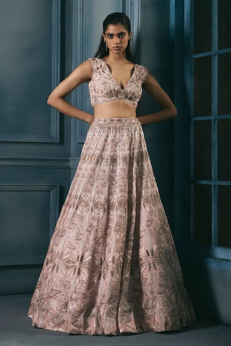 Ritika Mirchandani Alaana Embroidered Lehenga & Blouse Set 
