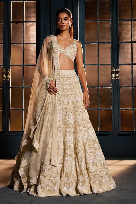 Ritika Mirchandani Mesmera Thread Embroidered Bridal Lehenga Set 