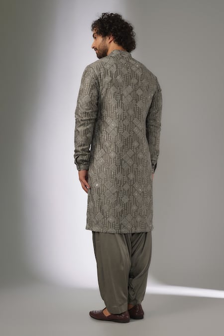SALIL BHATIA Amber Mahal Embellished Kurta Set 