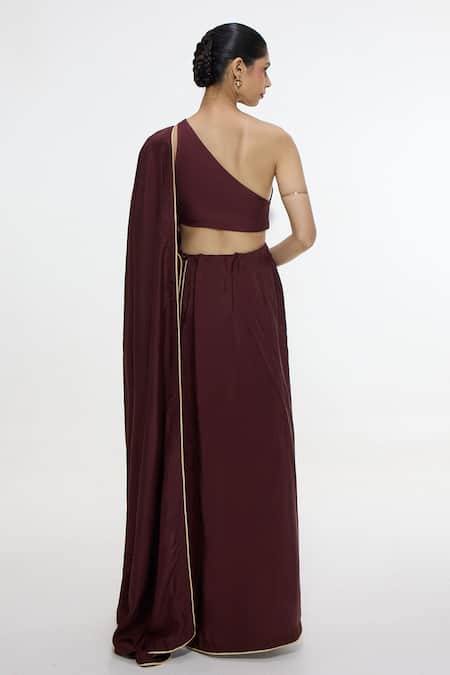 Ekaya Banaras Handwoven Pre-Draped Pant Saree Set 