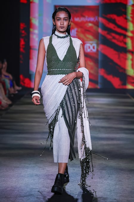 Kritika Murarka Crochet V-Neck Bralette 