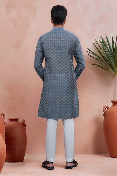 Arihant Rai Sinha Woven Dobby Kurta & Pant Set