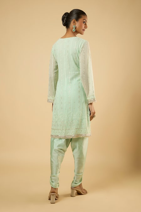 Dori & CO. Embroidered Kurta & Dhoti Pant Set  