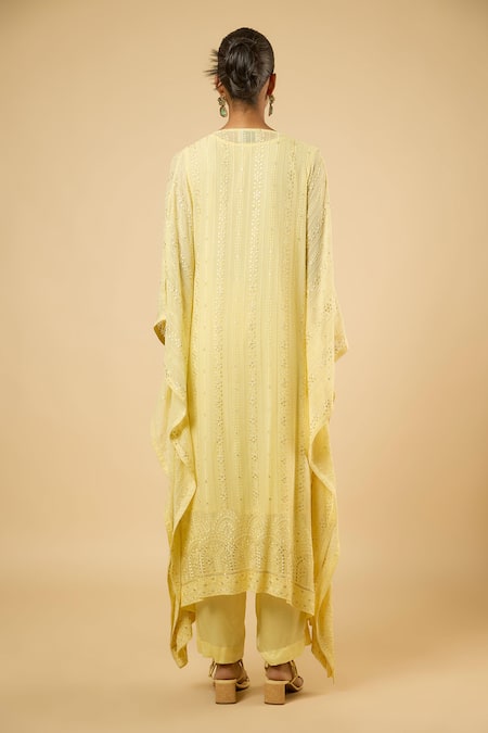 Dori & CO. Embellished Kaftan & Pant Set  