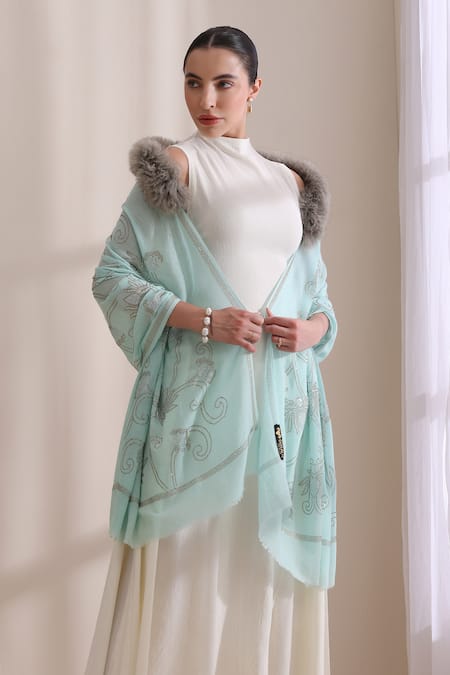 Dusala Emma Collared Fur Stole 