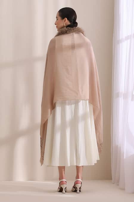 Dusala Amelia Collared Fur Stole 