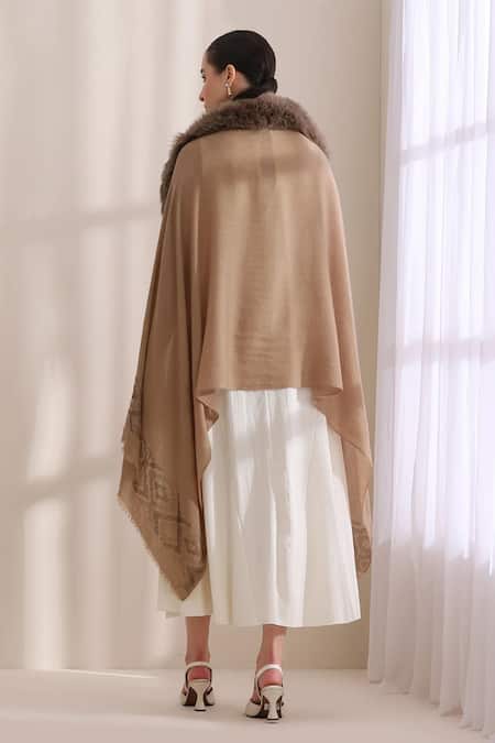 Dusala Hannah Collared Fur Stole 