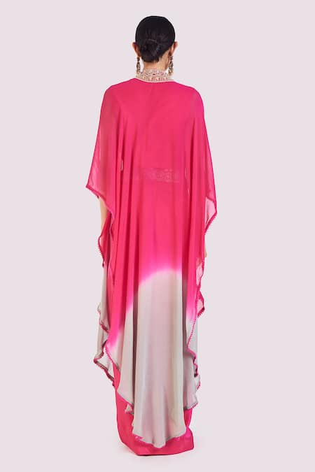 Onaya Zardosi Embroidered Cape Skirt Set 