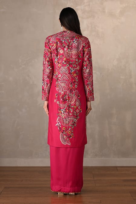 Onaya Hand Embroidered Jacket & Skirt Set 