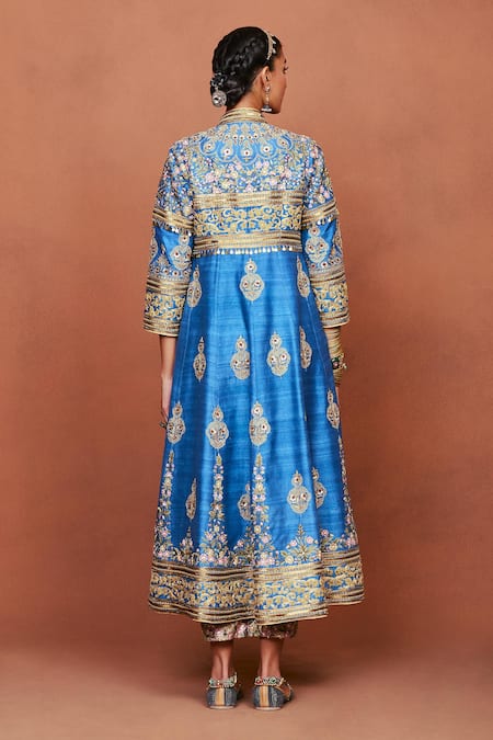 Sue Mue Taruni Zardozi Embroidered Jacket Pant Set 