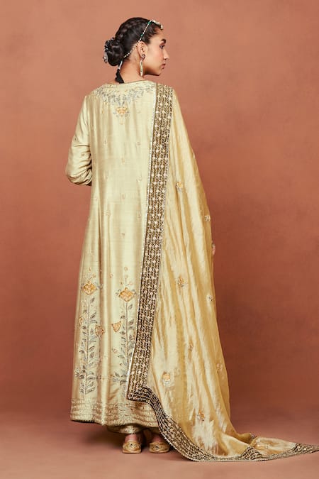 Sue Mue Zulekha Dori Embroidered Anarkali Set 