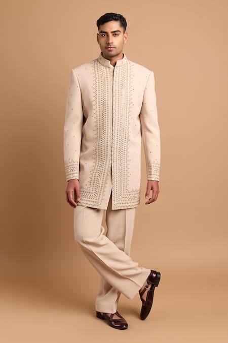 Rohit Doshi Embellished Bandhgala & Pant Set 