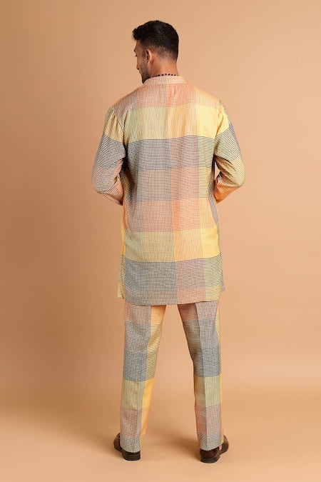 Rohit Doshi Printed Kurta & Pant Set 