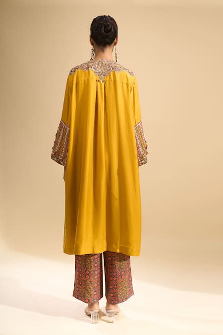 Debyani + CO Meena Embroidered Kurta With Pant 