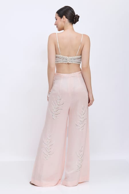 Dilnaz Stone Hand Embroidered Bustier 