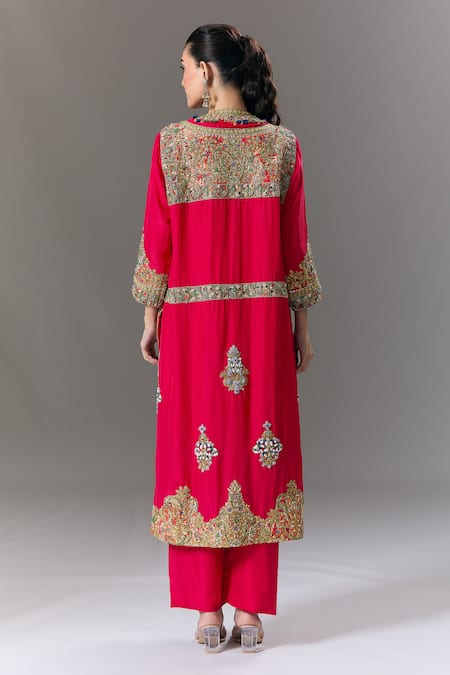 Debyani + CO Embroidered Kurta & Pant Set 